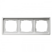 Рамка 3-ая Gira F100 Глянцевый белый