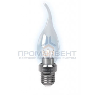 Лампа Gauss LED Candle Tailed Crystal clear 3W E27 2700K 1/10/100