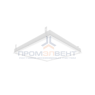 Светодиодный светильник "ВАРТОН" грильято накладной 588*588*50мм 54 ВТ 4000К с планками для подвеса