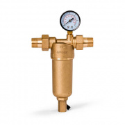 Фильтр тонкой очистки промывной ГЕЙЗЕР Бастион 123 - 1/2" (для холодной и горячей воды)