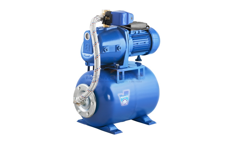 Насосная станция Aquario AUTO AJC-125C - 1,15 кВт (24 л, однофазный, Hmax 45 м, Qmax 80 л/мин)