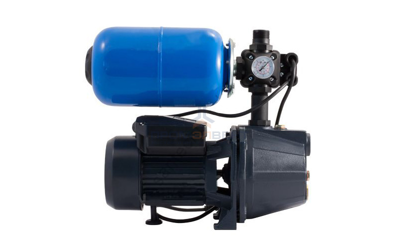 Насосная станция UNIPUMP AUTO JET 100S-5 - 0,75 кВт (5 л, однофазный, Hmax 43 м, Qmax 56 л/мин)