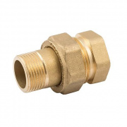 Сгон прямой американка ELSEN METALIT EBF26 - 1"1/2 (НР/ВР, плоское уплотнение)