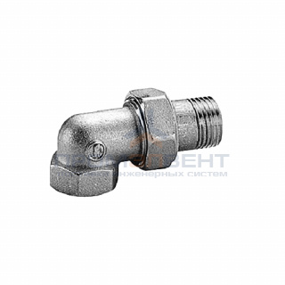 Сгон угловой Giacomini R19 - 1/2" (цвет хромированный)