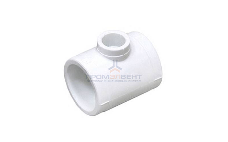 Тройник переходной Fusitek - 25 x 20 x 20 (для полипропиленовых труб под пайку, цвет белый)
