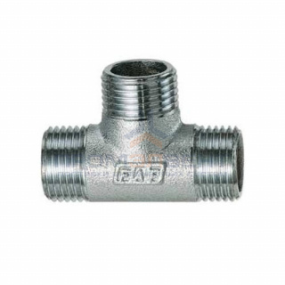 Тройник с наружной резьбой FAR 5515 - 3/4" (резьбовой, цвет хром)