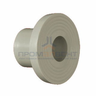 Бурт фальцевый FV-Plast - 90 (для полипропиленовых труб под пайку, цвет серый)