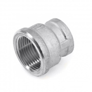 Муфта латунная резьбовая переходная STOUT - 3/4" x 1/2" (никелированная)