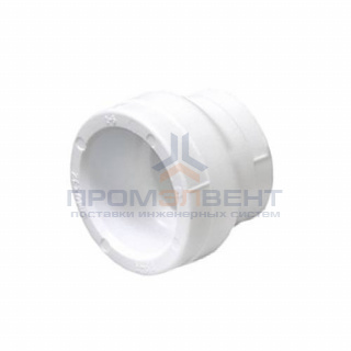 Муфта редукционная Fusitek - 50 x 32 (для полипропиленовых труб под пайку, цвет белый)