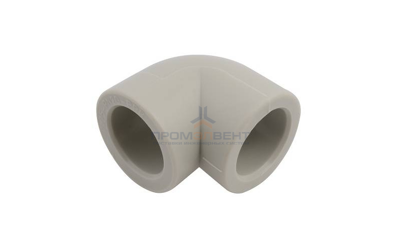 Отвод 90° FV-Plast - 20 (для полипропиленовых труб под пайку, цвет серый)