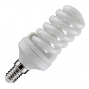 Лампа энергосберегающая ESL QL7 20W 4200K E14 спираль d46x103 белая