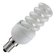 Лампа энергосберегающая ESL QL7 11W 2700K E14 спираль d32x97 теплая