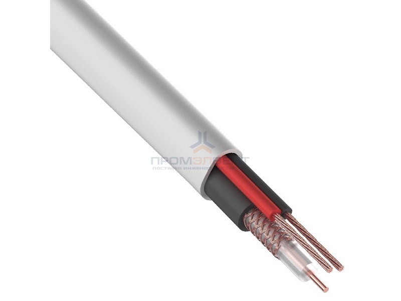 Кабель видеонаблюдения КВК-В-2 2х0,5мм  [бухта 200м]