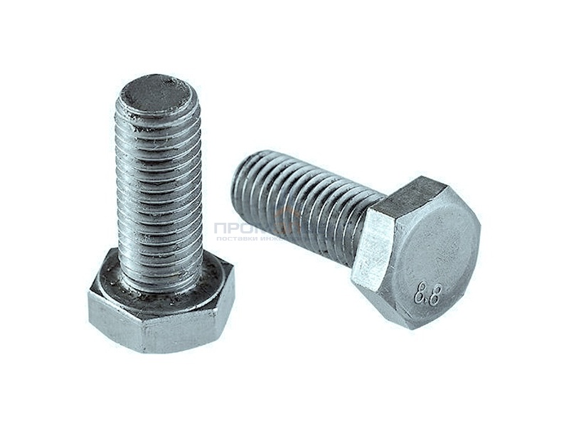 Болт М12х70 с шестигранной головкой оцинкованный DIN933