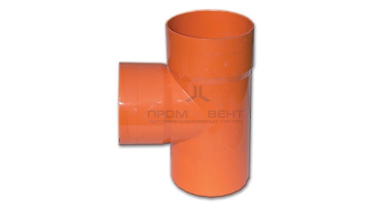 Тройник для двустенных труб,90°, полипропилен, д.63 мм DKC