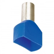 Наконечник-гильза двойная изолированная НШВИ2 2,5кв.мм - 10мм синий (500шт) DKC
