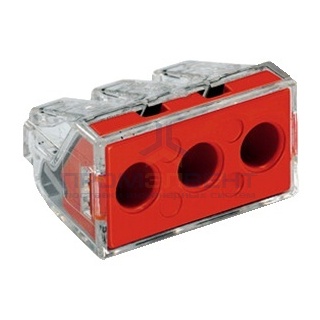 Клеммник WAGO 3 (одножильных) х 2,5-6 мм2 41А Cu [уп. 50шт]