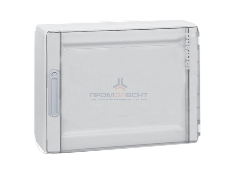 Шкаф Legrand XL3 125 накладной на 18 модулей с шинами N+PE с белой дверью