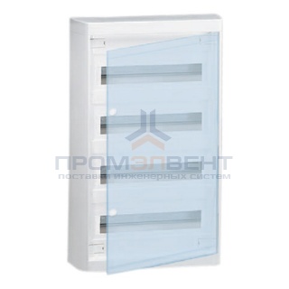 Щит Legrand Nedbox накладной на 48 (+4) модулей с шинами N+PE с прозрачной дверью