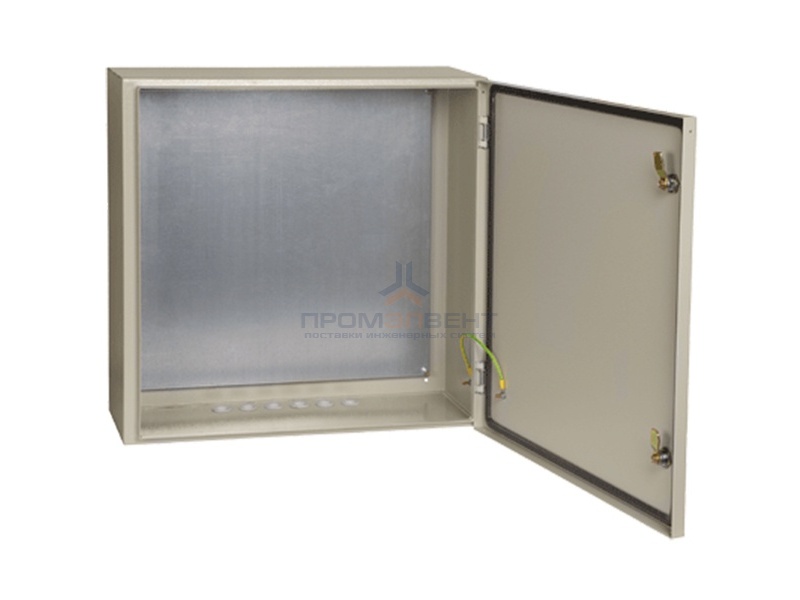 Щит металлический влагозащищенный ЩМП-6.6.2-0 74 У2 IP54, с монтажной платой  600х600х250 ИЭК