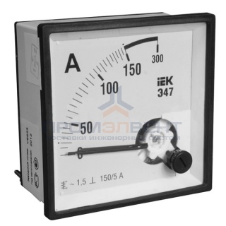 Амперметр Э47 300/5А кл. точн. 1,5 96х96мм