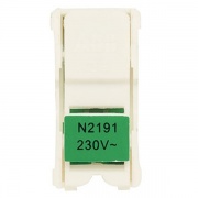 Лампа неоновая для 1-полюсных выключателей/переключателей/кнопок, цоколя зелёный  ABB Zenit